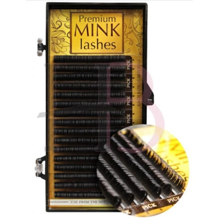 Mink Cílios Espessura 0.15MM ''C'' 16 Linhas - 15MM