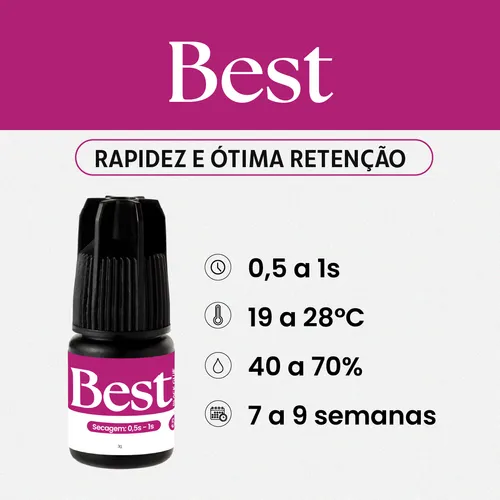 Cola Adesivo Best Beautify Pro 3g Para Extensão De Cílios
