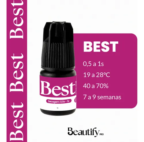 Cola Adesivo Best Beautify Pro 3g Para Extensão De Cílios