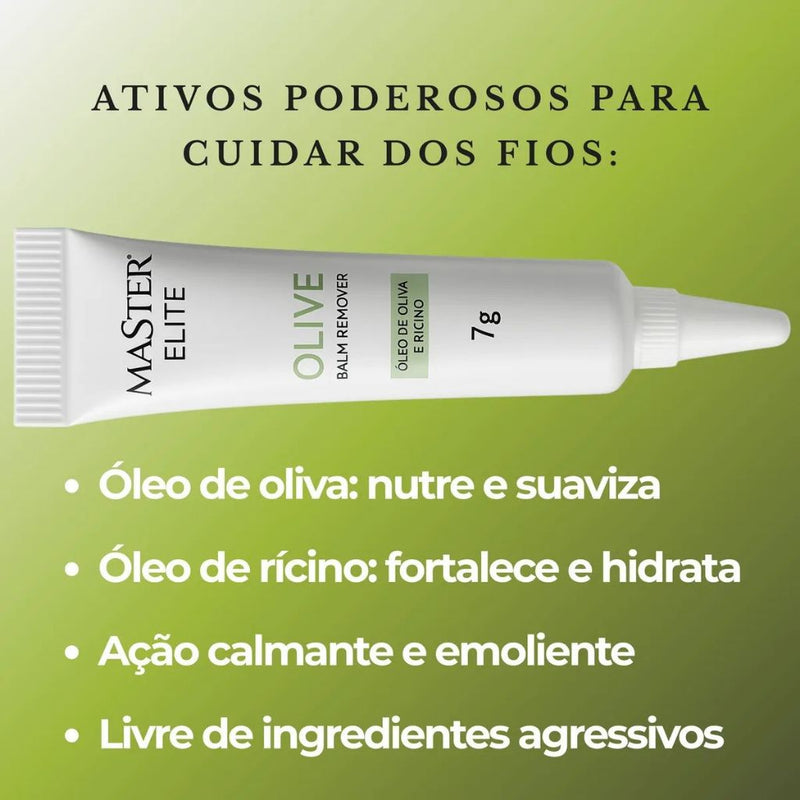 Gel Removedor De Cílios Excellent Azeite De Oliva 7g