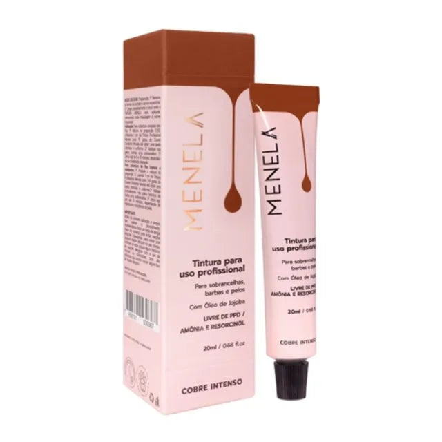 Tintura Profissional para Sobrancelhas Menela - Preto 20ml