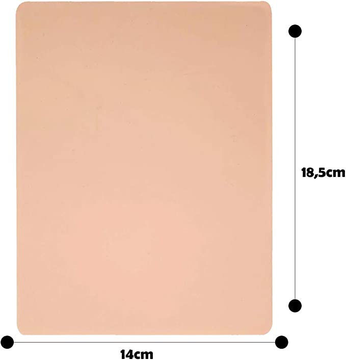 Pele Artificial Lisa Para Treino Micropigmentação Tatto