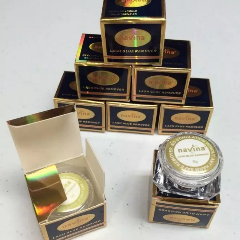 Removedor Em Creme De Cola De Cílios Navina 5 Gramas