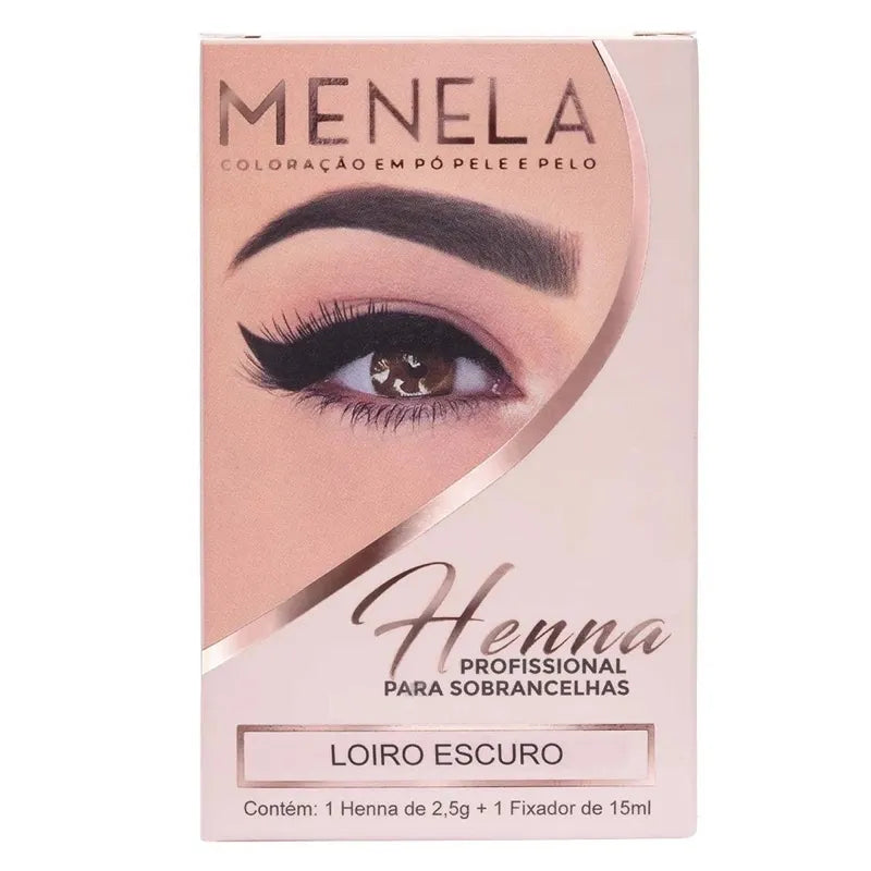 Henna Menela 2,5g + fixador de 15ml
